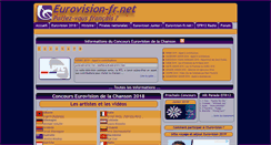 Desktop Screenshot of nwww.eurovision-fr.net