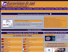 Tablet Screenshot of nwww.eurovision-fr.net